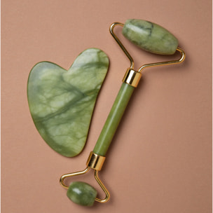 Jade roller naturel pour le visage