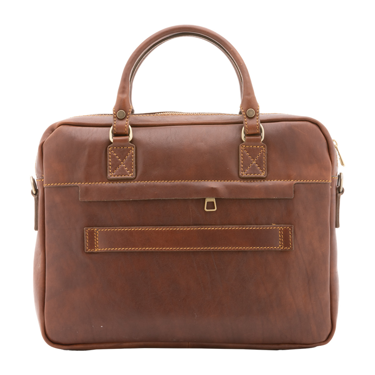 Borsa a mano  unisex In Vera pelle Made in Italy 38x28x7 cm