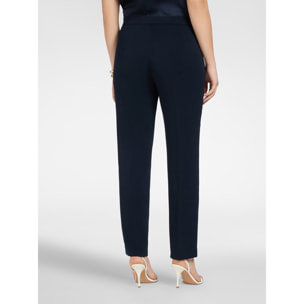 Elena Mirò - Pantaloni in cady - Blu
