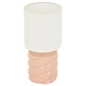 Lampe Noly H27cm peche