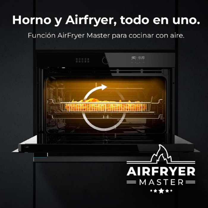 Cecotec Forno Multifunzione Air Fryer Bolero Hexa AF319000 Glass Black A