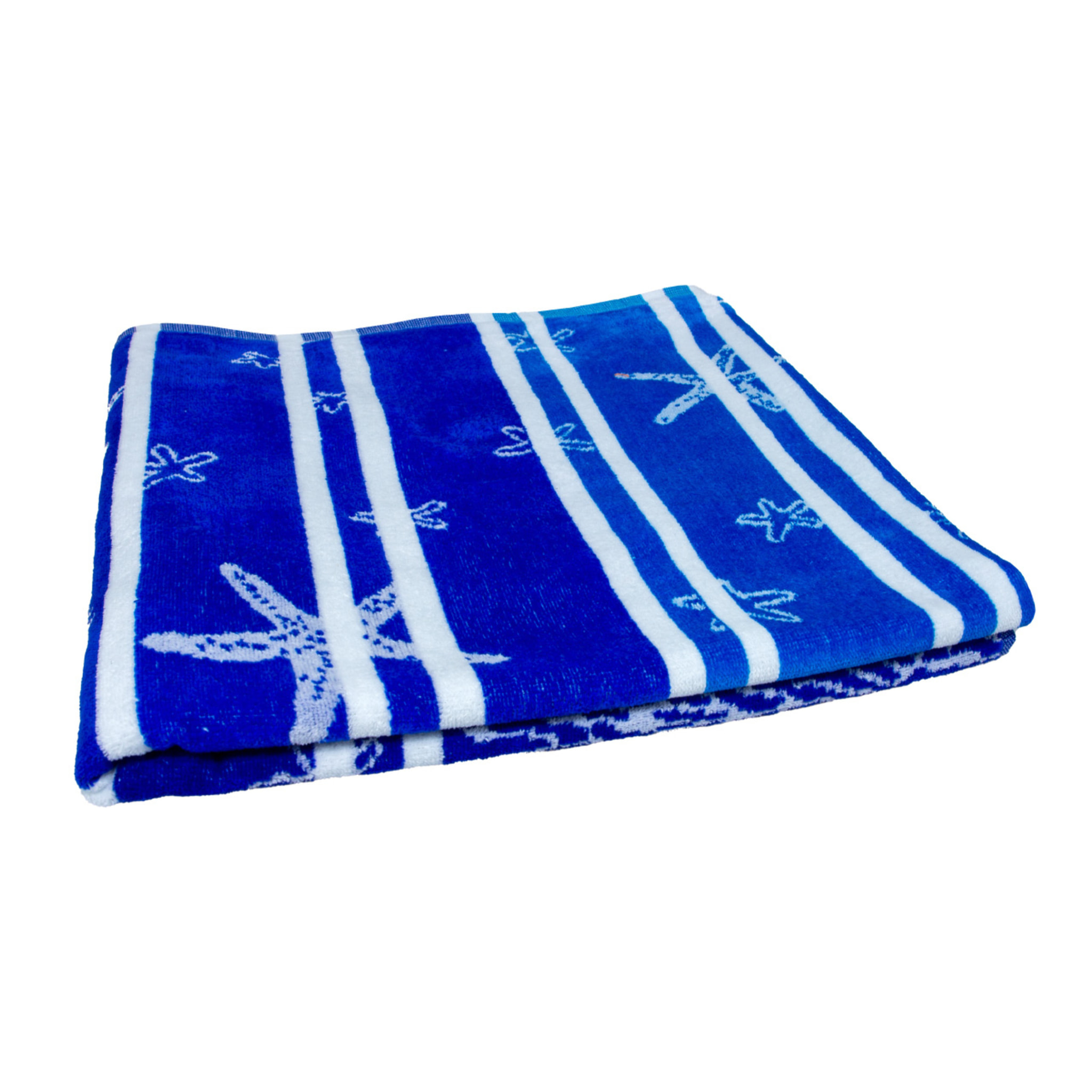 Telo Mare Spugna Jacquard Spiaggia Disegno Lanzarote Degradè