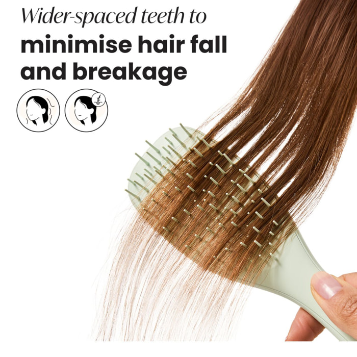 The Ultimate Detangler Extra Gentle - Brosse à Cheveux Eucalyptus Green
