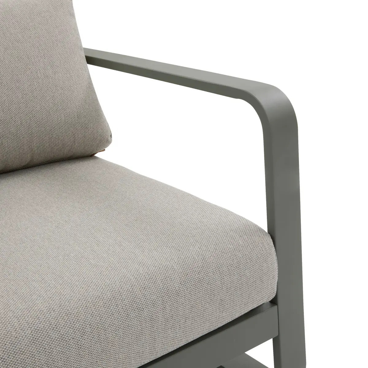 Fauteuil de salon de jardin Domilly vert laurier