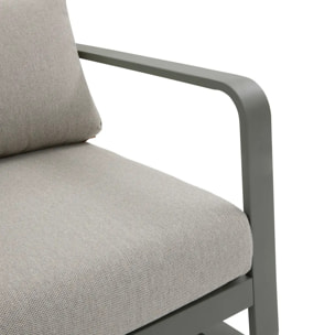 Fauteuil de salon de jardin Domilly vert laurier