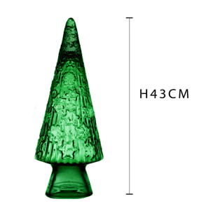 Albero Di Vetro - Pezzi 1 - 15X43X15 - Colore: Altro - Bianchi Dino - Articoli Natalizi