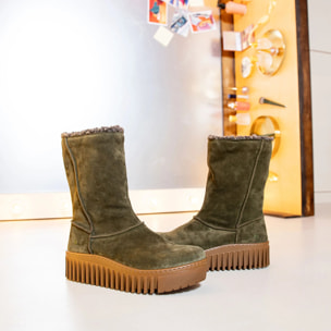 Botines 1511 SILK SUEDE CHOCOLATE/BRIGHTON color Chocolate