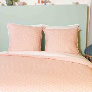 Parure housse de couette 3pcs 100% coton lave 57 fils evi