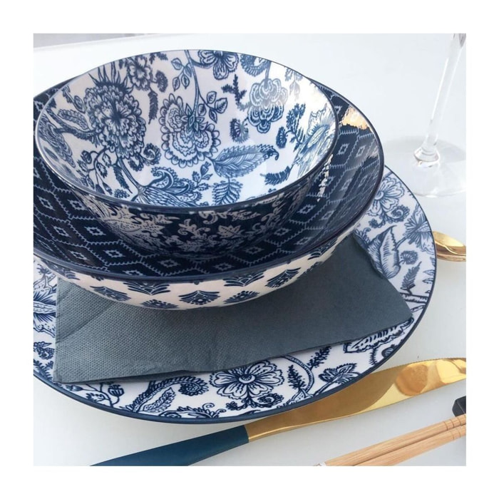 Service de vaisselle complet de 30 pièces, MAJORELLE