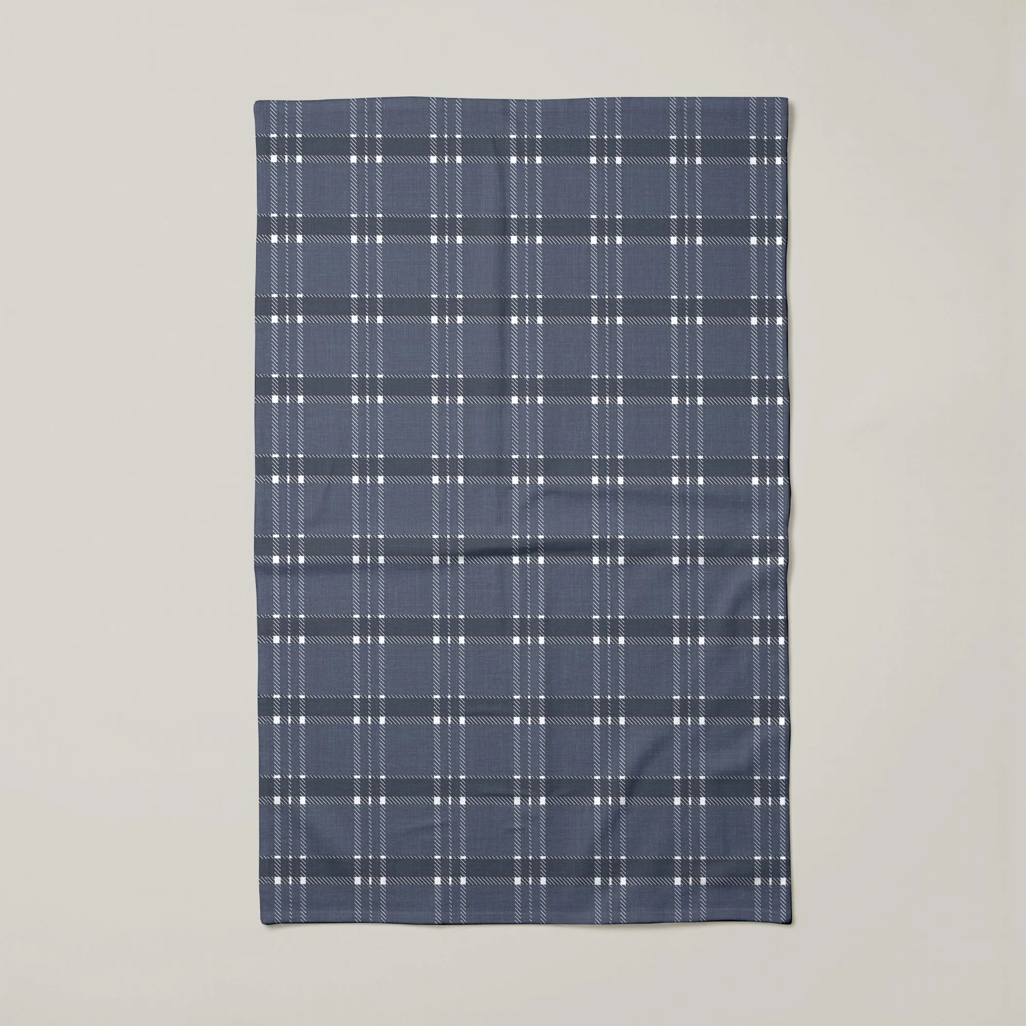 Lot de 2 torchons de cuisine 100% coton Camilo Blue