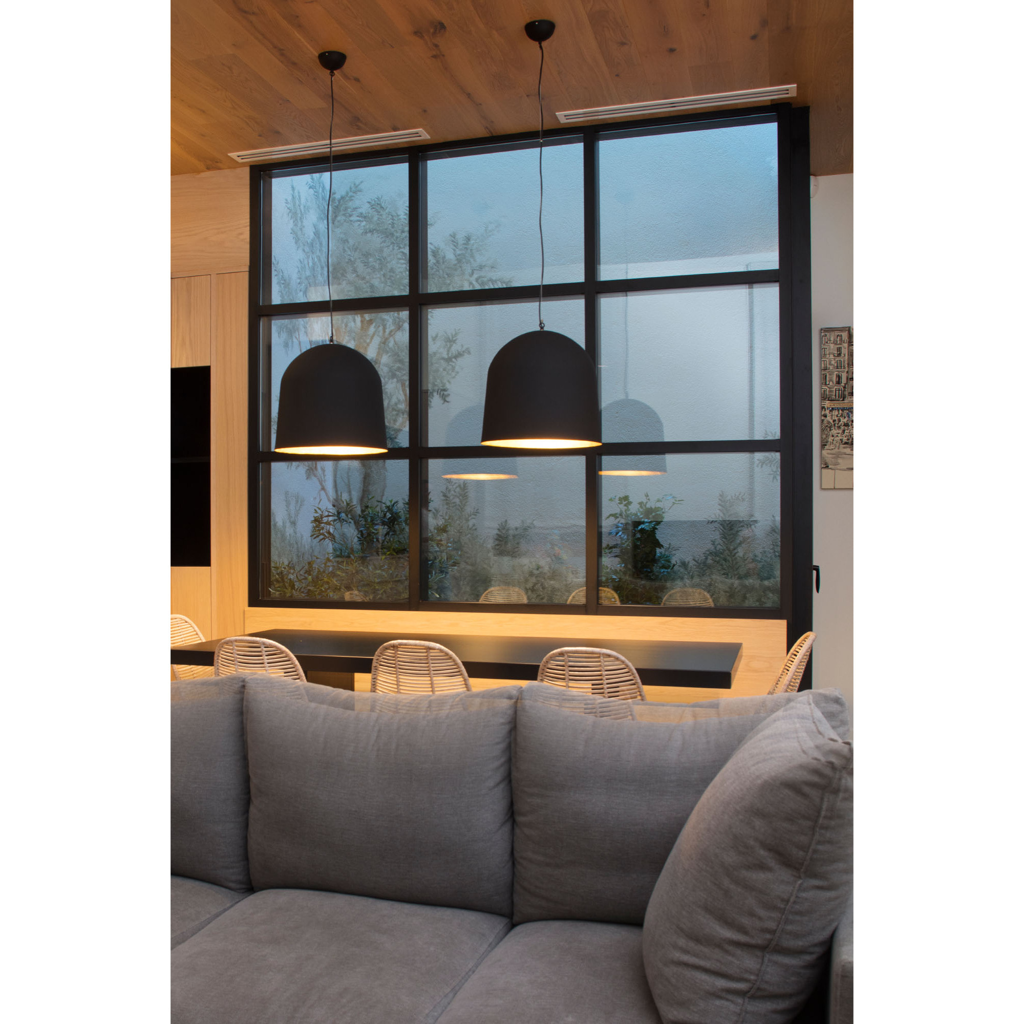 CRATER Lampe suspension noir