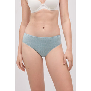 Confezione da 2 mutandine midi in morbido cotone stampato