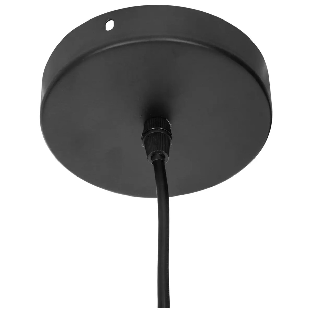 Suspension filaire "Ida" métal noir D19cm