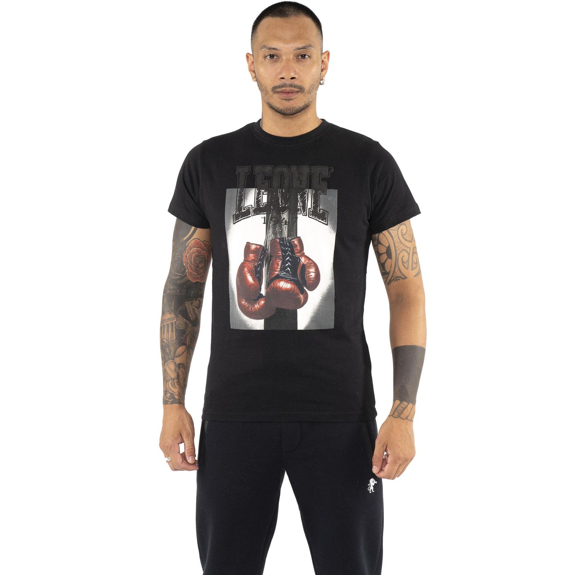 T-shirt da uomo maniche corte con stampa guantoni "Celebrated"