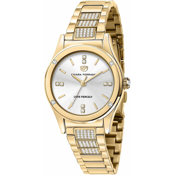 Reloj Chiara Ferragni R1953102506 Mujer Analogico Cuarzo con Correa de Acero inoxidable