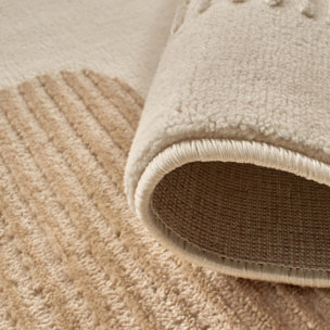 Tapis salon et chambre tissé motif géométrique SEVA