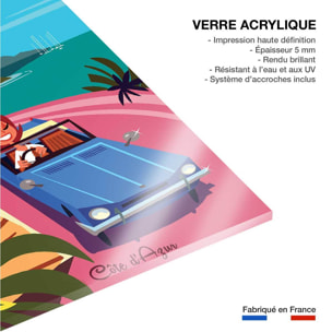 Tableau cote d'azur riviera  Tableau plexiglas