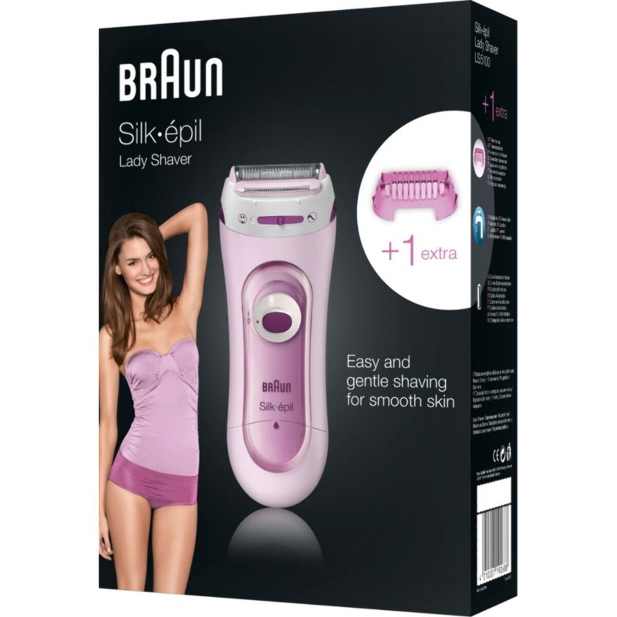 Rasoir électrique femme BRAUN Silk-epil LS5100 Rose