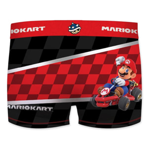 set de 5 calzoncillos bóxer mario-bros para hombre microfibra