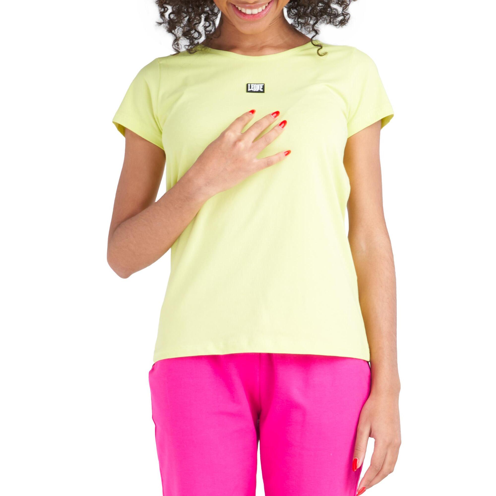 Camiseta de manga corta de mujer neón