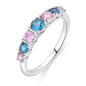 Anillo Zebe acabado plata