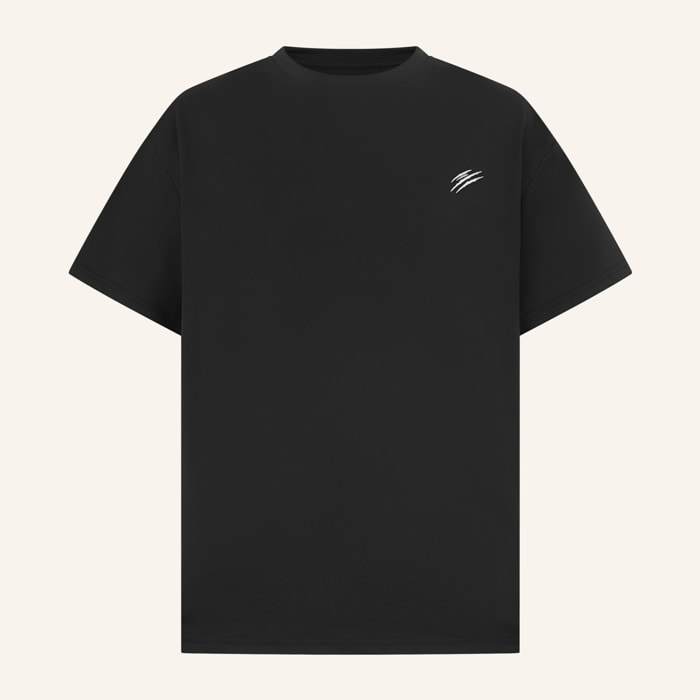 PLEIN SPORT Round Neck T-Shirt Chrome Scratch