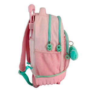 Trolley Fjo Compacto Doble Cuerpo Gran Capacidad Blin Blin Chic. Espaldera y tirantes ajustables y acolchados.