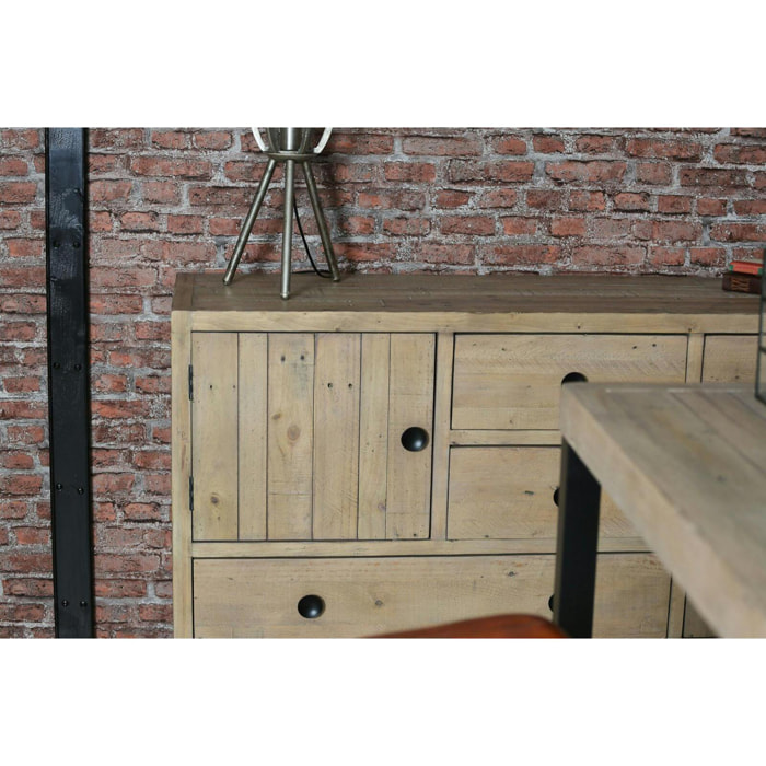 Buffet 152 cm bois recyclé AUCKLAND