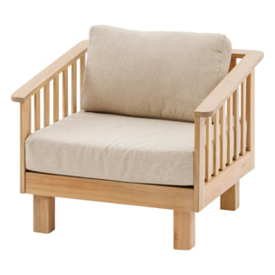 Fauteuil de salon de jardin "Xenia" acacia