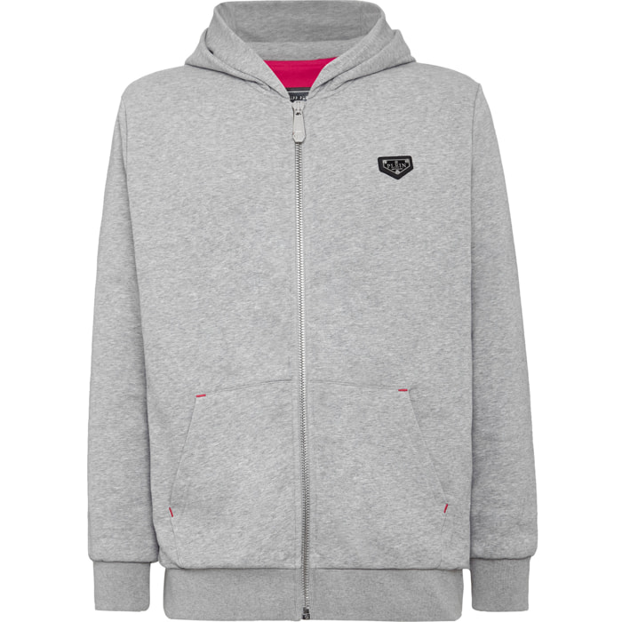 PHILIPP PLEIN Hooded Sweatjacket ICONIC PLEIN