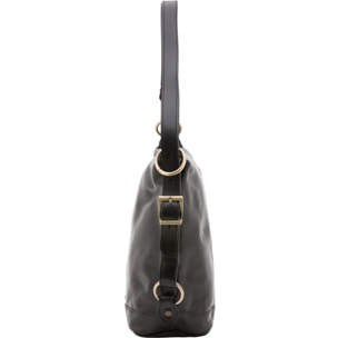 Borsa a secchiello da donna - Modello False - Vera pelle - 34.0 x 33.0 x 15.0 cm