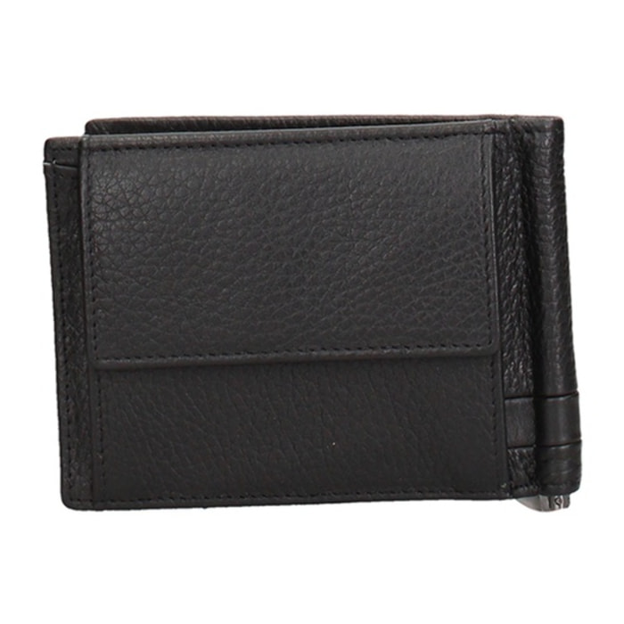 Portafoglio uomo in vera pelle - Modello Lysander Chic - Casual - 9.0 x 12.0 x 2.0 cm