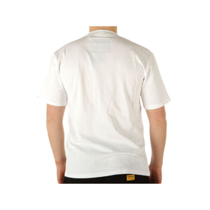 T-Shirt Caterpillar T Shirt Double Pocket White Bianco