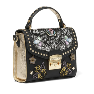 Borsa a mano  da donna In Poliuretano e Poliestere Prodotto artigianale 21x17,5x7,5 cm