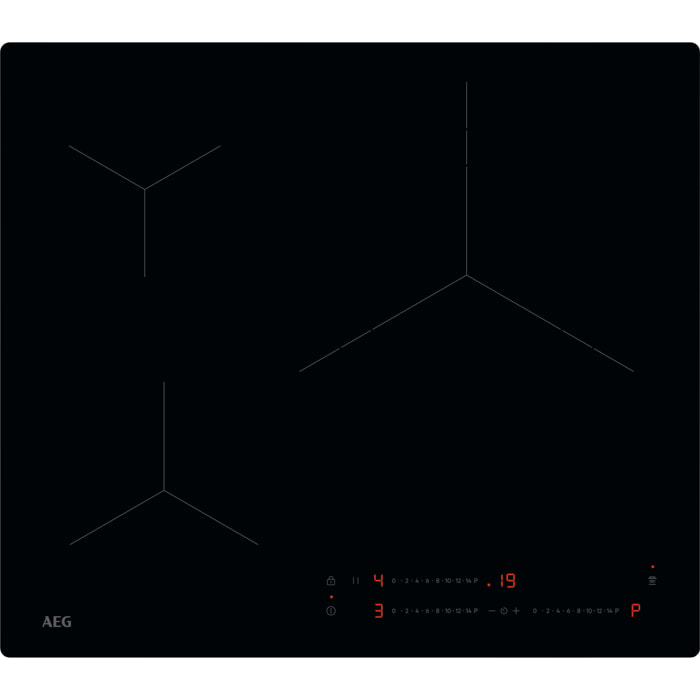 AEG Placa de inducción Serie 5000 Induction de 60 cm TO63IV00IB