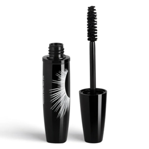 INGLOT False Lash Effect Mascara, Máscara de pestañas efecto volumen color negro, 12ml