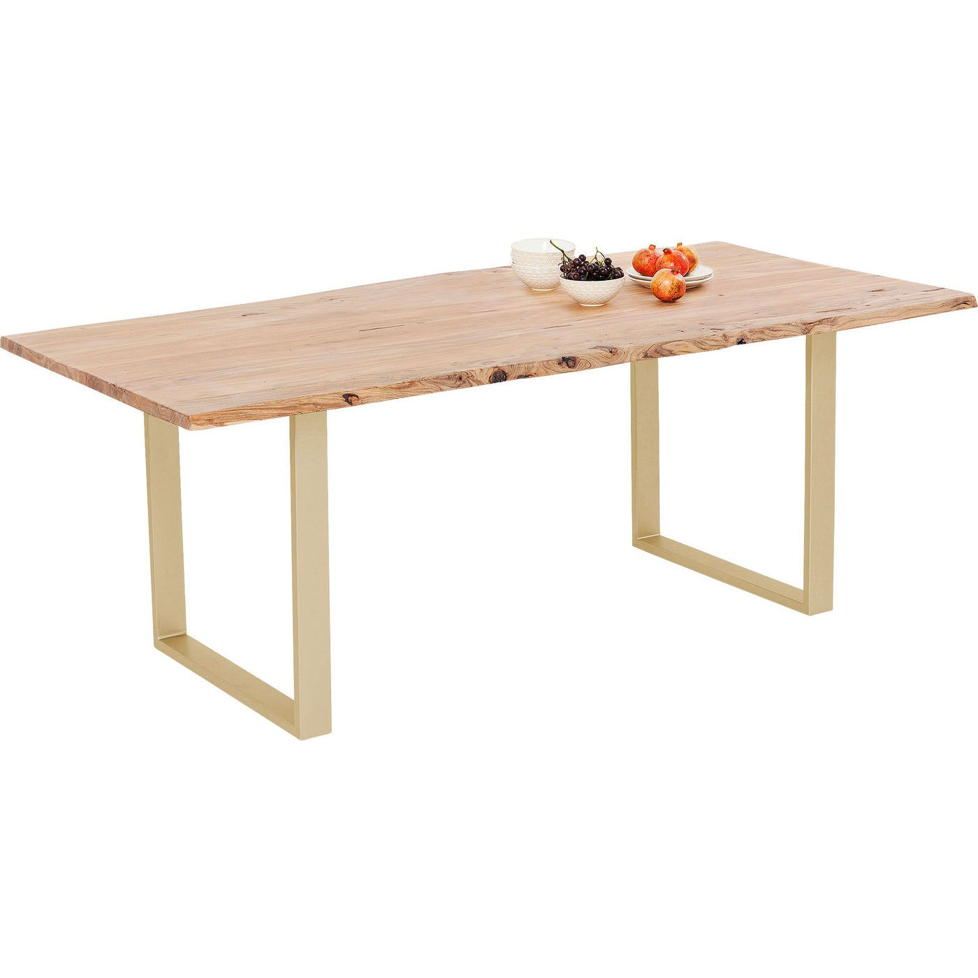 Table Harmony acacia laiton Kare Design