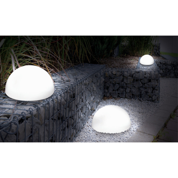 Lampe demi-boule solaire