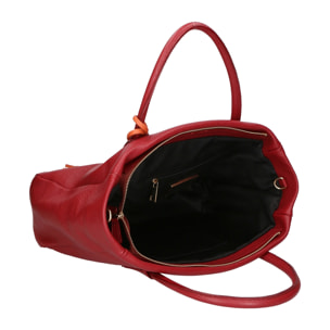 Borsa a spalla  da donna In Vera pelle Made in Italy 46x27,5x10 cm