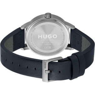 Reloj Hugo 1530264 Hombre Analogico Cuarzo con Correa de Piel