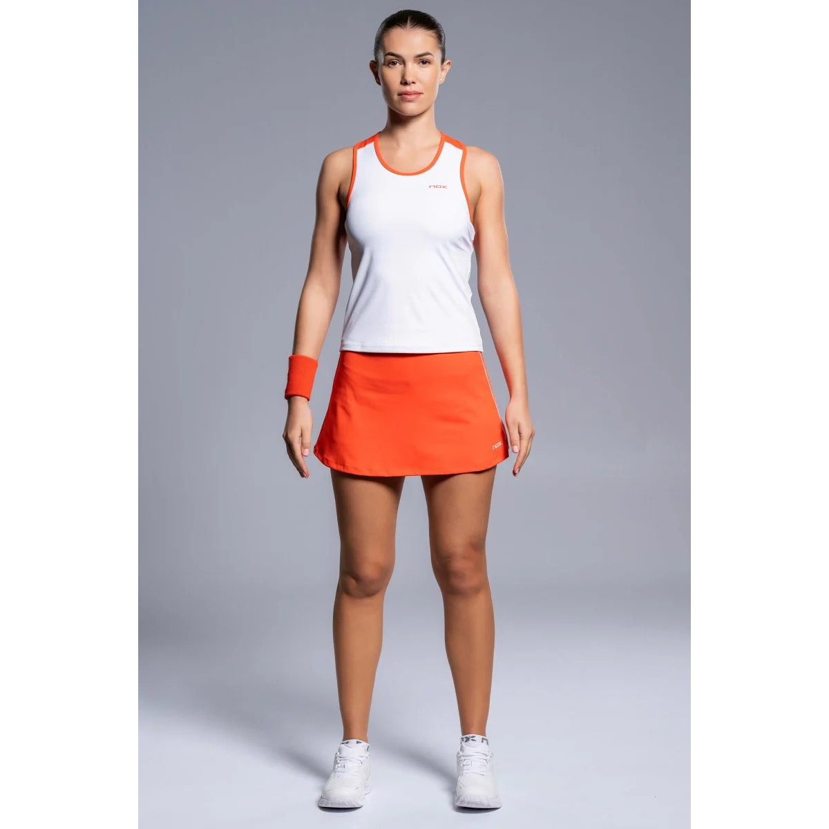 Camiseta Tirantes Mujer TEAM Blanco/Rojo