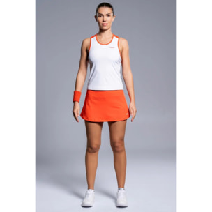 Camiseta Tirantes Mujer TEAM Blanco/Rojo