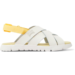 Sandalias - CAMPER Oruga - Blanco - Cuero liso