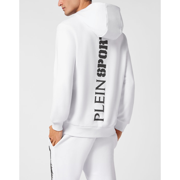 PLEIN SPORT Hooded Sweatjacket