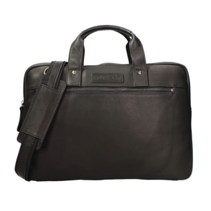 Borsa a tracolla  da uomo In Vera pelle Made in Italy 38,5x26x4 cm