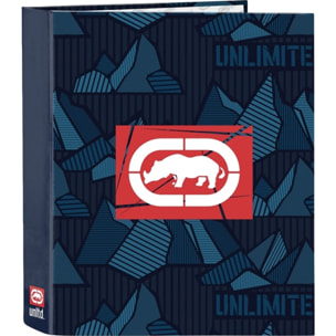 Carpeta f. 4 anillas 35mm lomo ancho ecko unltd. "peaks"