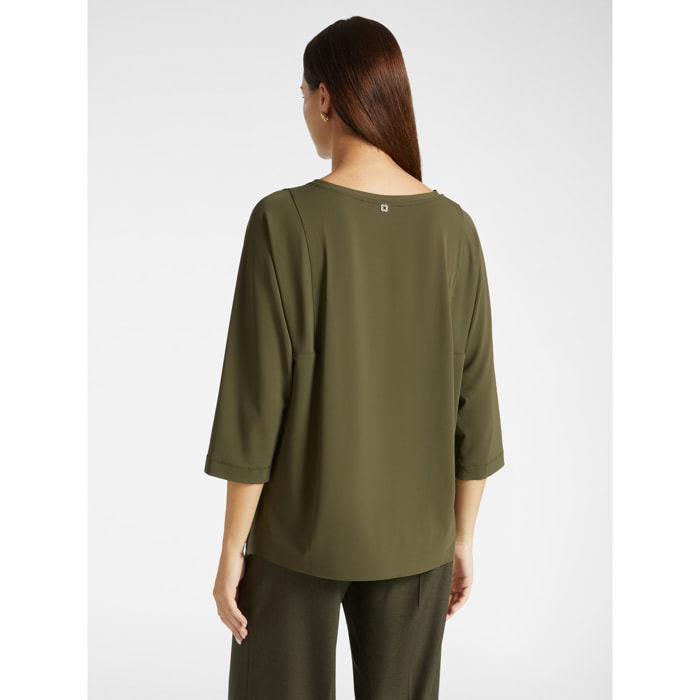 Elena Mirò - T-shirt loose fit - Verde