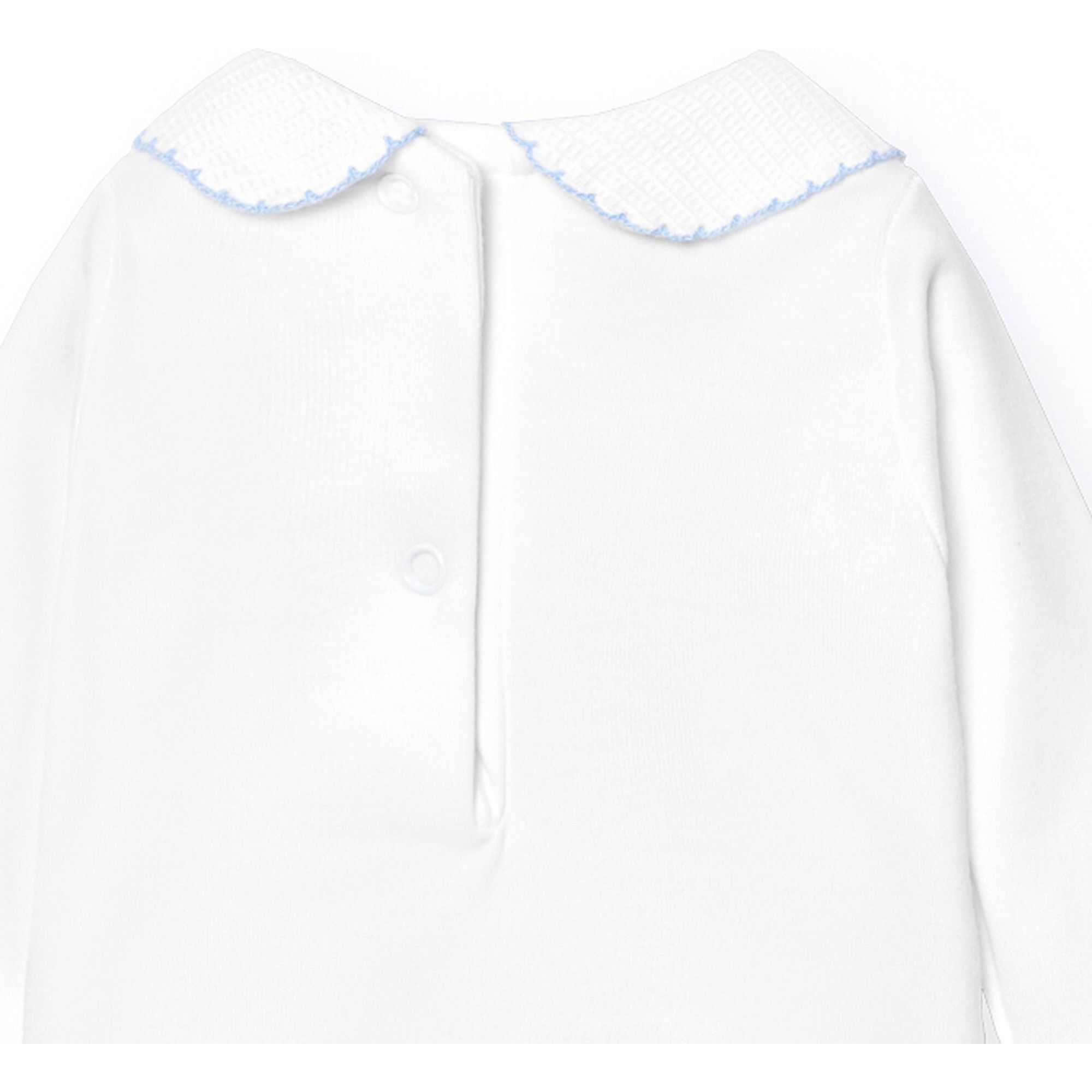 Body bebé manga larga cuello polo piqué