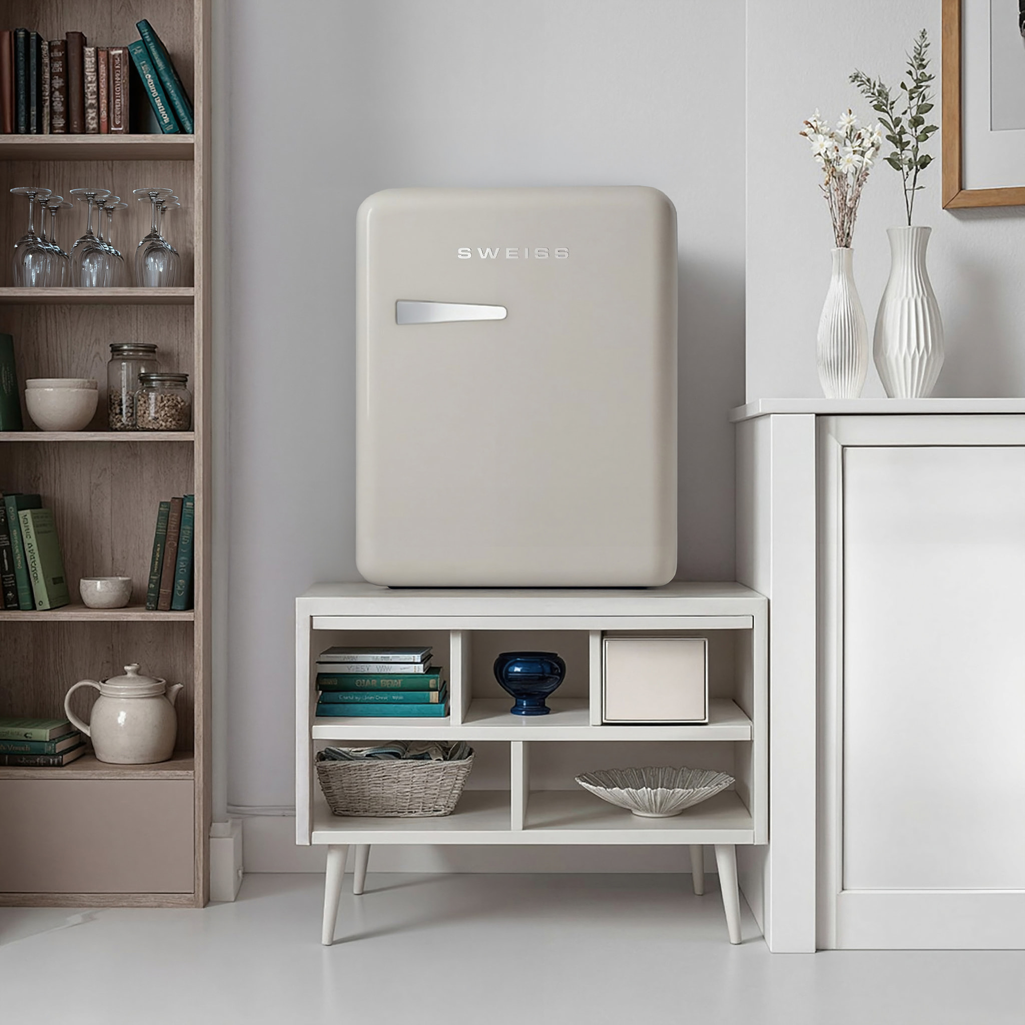 Minibar Vintage WEISS8 31L Beige