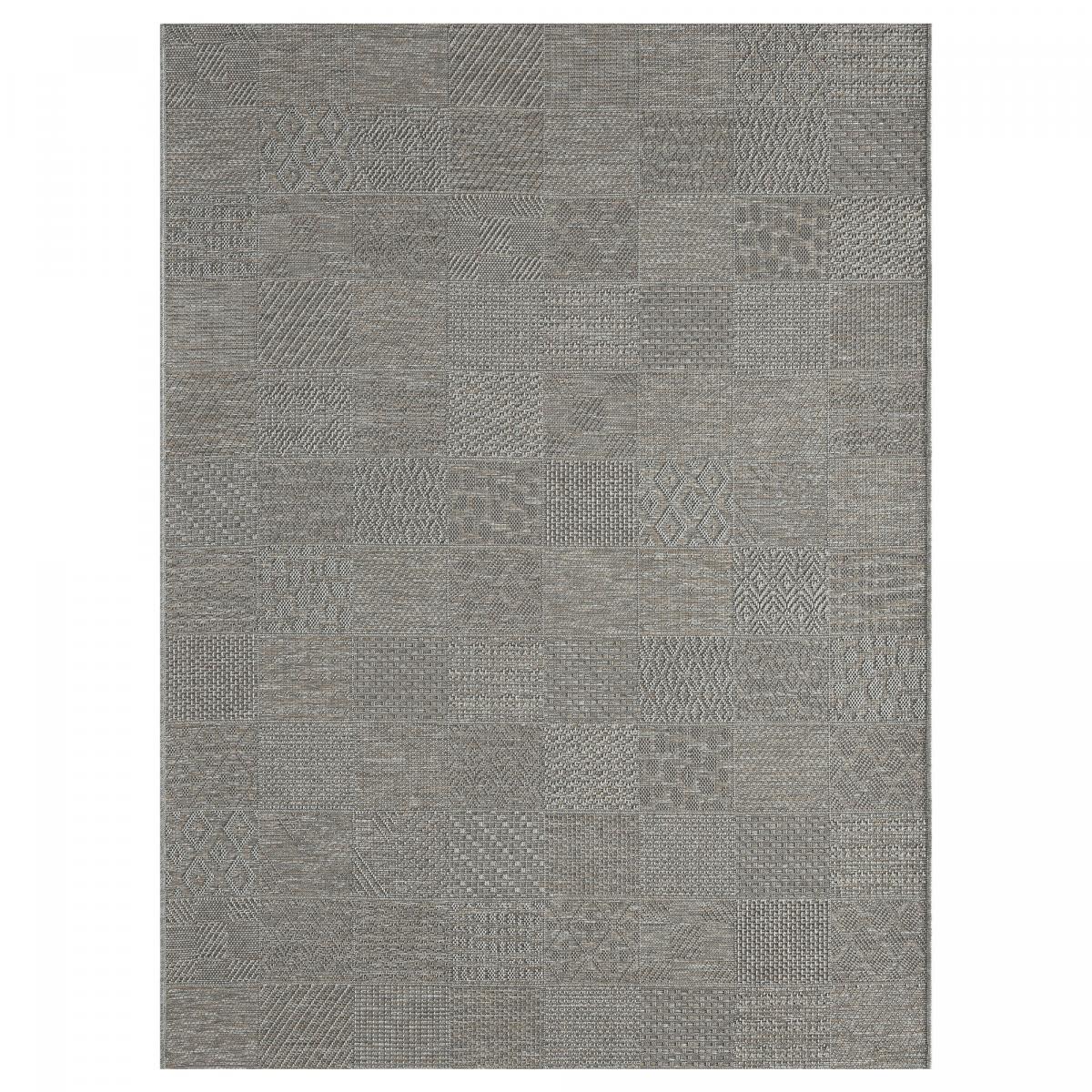 Tapis extérieur tissé kilim rectangle NUKO